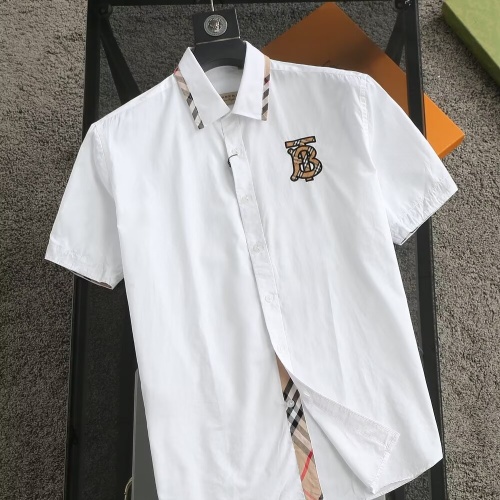 Cheap Burberry Shirts Short Sleeved For Men #1215610 Replica Wholesale [$38.00 USD] [ITEM#1215610] on Replica Burberry Shirts