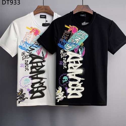 Cheap Dsquared T-Shirts Short Sleeved For Men #1215624 Replica Wholesale [$27.00 USD] [ITEM#1215624] on Replica Dsquared T-Shirts