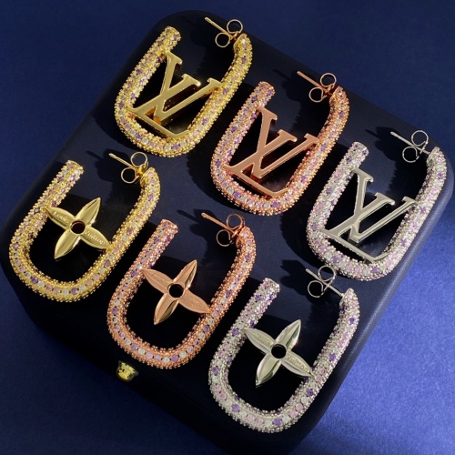 Cheap Louis Vuitton Earrings For Women #1215641 Replica Wholesale [$38.00 USD] [ITEM#1215641] on Replica Louis Vuitton Earrings