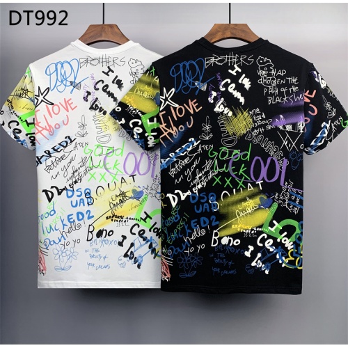 Cheap Dsquared T-Shirts Short Sleeved For Men #1215745 Replica Wholesale [$32.00 USD] [ITEM#1215745] on Replica Dsquared T-Shirts