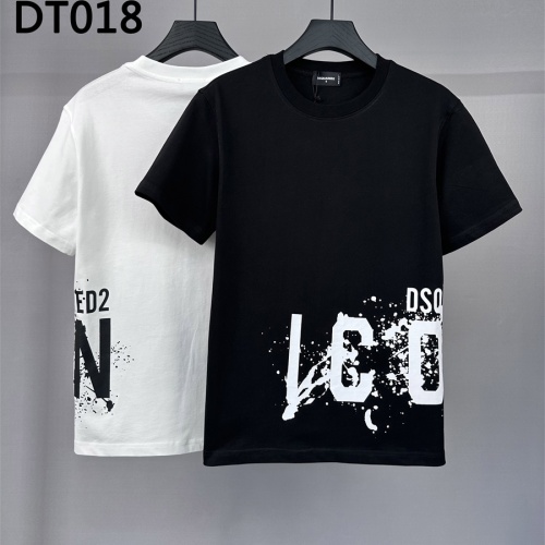 Cheap Dsquared T-Shirts Short Sleeved For Men #1215758 Replica Wholesale [$32.00 USD] [ITEM#1215758] on Replica Dsquared T-Shirts