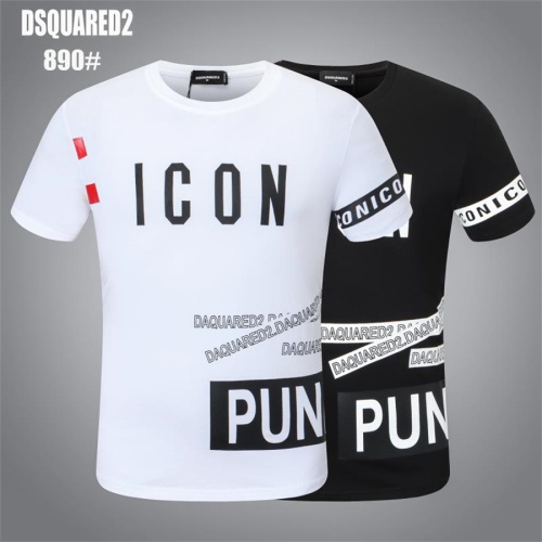 Cheap Dsquared T-Shirts Short Sleeved For Men #1215783 Replica Wholesale [$27.00 USD] [ITEM#1215783] on Replica Dsquared T-Shirts