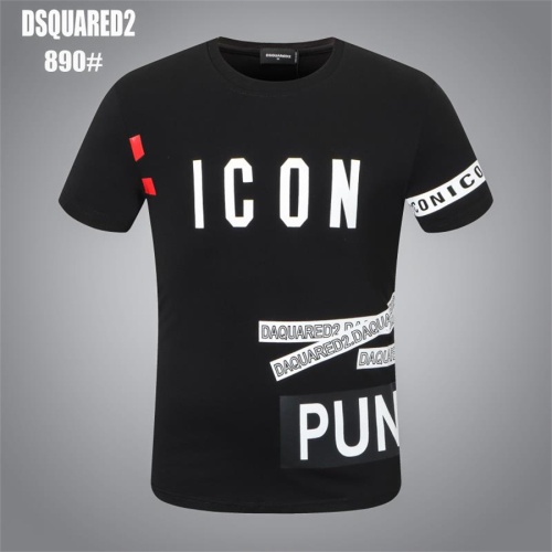 Cheap Dsquared T-Shirts Short Sleeved For Men #1215784 Replica Wholesale [$27.00 USD] [ITEM#1215784] on Replica Dsquared T-Shirts