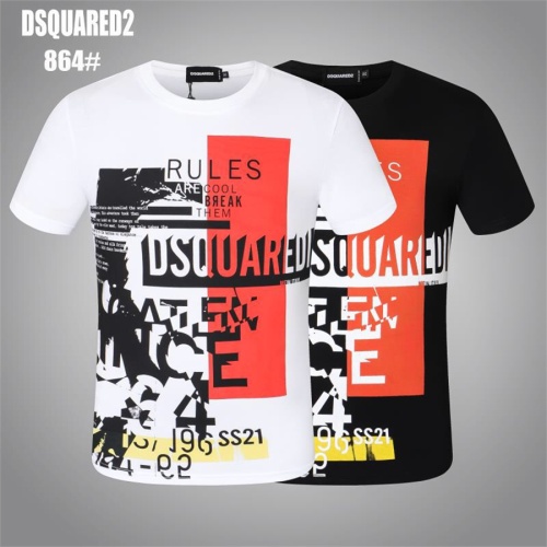 Cheap Dsquared T-Shirts Short Sleeved For Men #1215786 Replica Wholesale [$27.00 USD] [ITEM#1215786] on Replica Dsquared T-Shirts