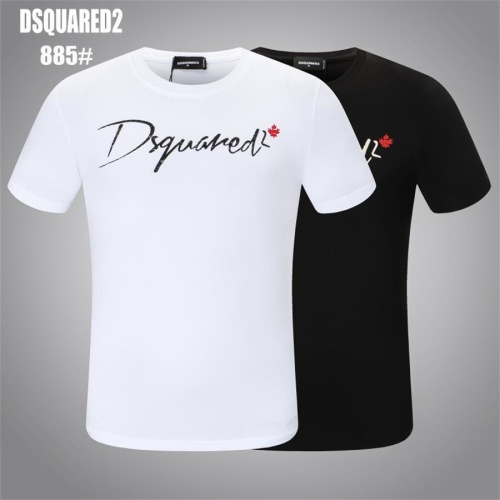 Cheap Dsquared T-Shirts Short Sleeved For Men #1215788 Replica Wholesale [$27.00 USD] [ITEM#1215788] on Replica 