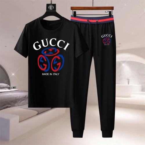 Cheap Gucci Tracksuits Short Sleeved For Men #1216065 Replica Wholesale [$76.00 USD] [ITEM#1216065] on Replica Gucci Tracksuits