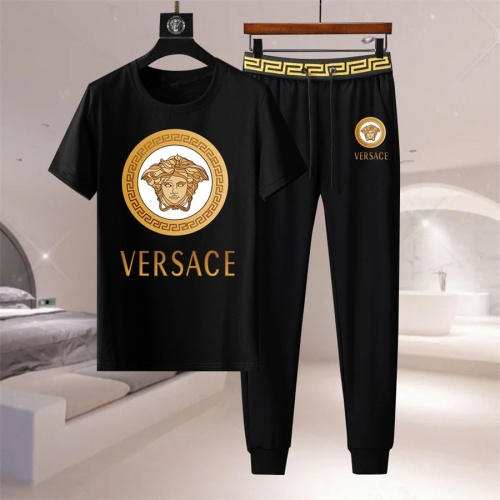 Cheap Versace Tracksuits Short Sleeved For Men #1216088 Replica Wholesale [$76.00 USD] [ITEM#1216088] on Replica Versace Tracksuits