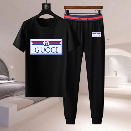 Cheap Gucci Tracksuits Short Sleeved For Men #1216101 Replica Wholesale [$76.00 USD] [ITEM#1216101] on Replica Gucci Tracksuits