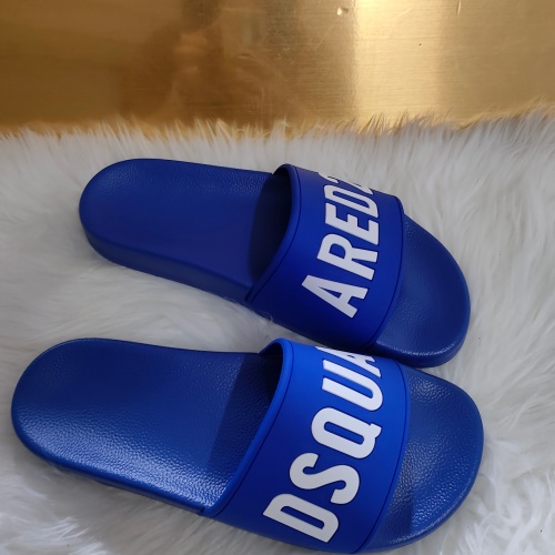 Cheap Dsquared Slippers For Men #1216166 Replica Wholesale [$48.00 USD] [ITEM#1216166] on Replica Dsquared Slippers