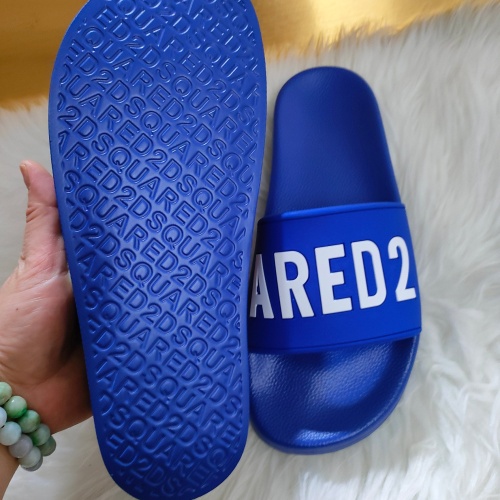 Cheap Dsquared Slippers For Men #1216166 Replica Wholesale [$48.00 USD] [ITEM#1216166] on Replica Dsquared Slippers