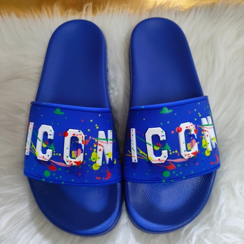 Cheap Dsquared Slippers For Women #1216169 Replica Wholesale [$48.00 USD] [ITEM#1216169] on Replica Dsquared Slippers