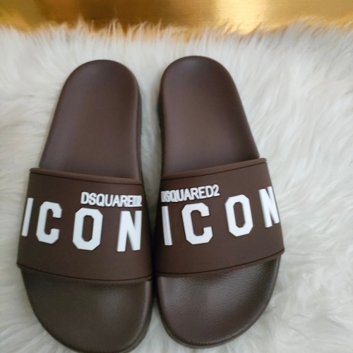 Cheap Dsquared Slippers For Women #1216177 Replica Wholesale [$48.00 USD] [ITEM#1216177] on Replica Dsquared Slippers