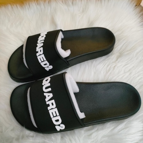 Cheap Dsquared Slippers For Women #1216181 Replica Wholesale [$48.00 USD] [ITEM#1216181] on Replica Dsquared Slippers