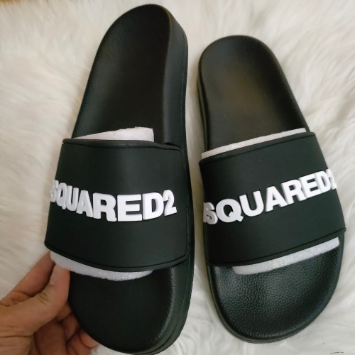 Cheap Dsquared Slippers For Women #1216181 Replica Wholesale [$48.00 USD] [ITEM#1216181] on Replica Dsquared Slippers