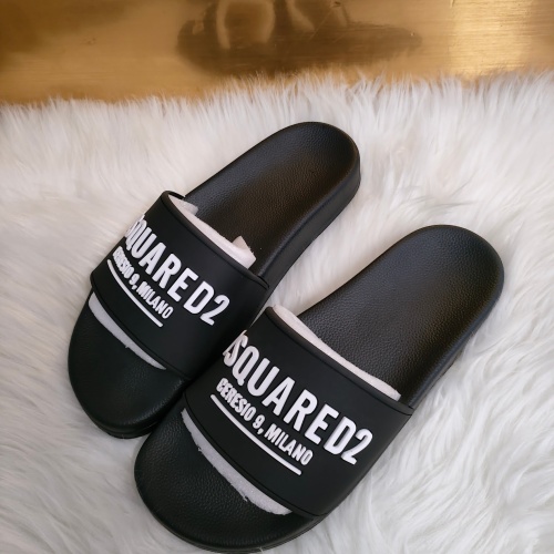 Cheap Dsquared Slippers For Women #1216183 Replica Wholesale [$48.00 USD] [ITEM#1216183] on Replica Dsquared Slippers