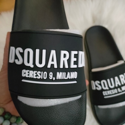 Cheap Dsquared Slippers For Women #1216183 Replica Wholesale [$48.00 USD] [ITEM#1216183] on Replica Dsquared Slippers