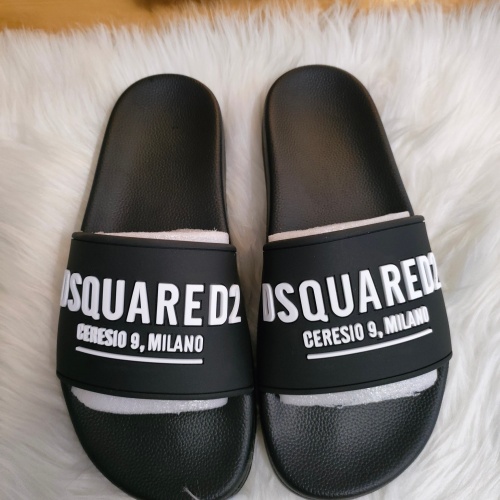 Cheap Dsquared Slippers For Women #1216183 Replica Wholesale [$48.00 USD] [ITEM#1216183] on Replica Dsquared Slippers