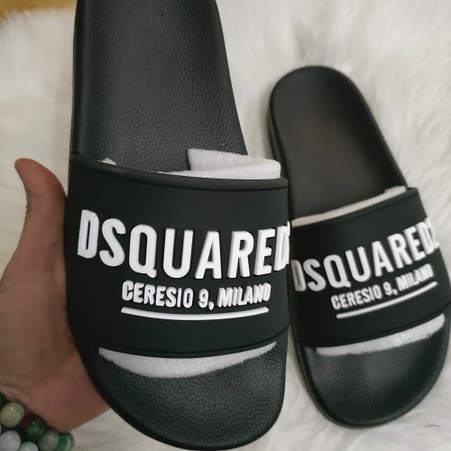 Cheap Dsquared Slippers For Women #1216183 Replica Wholesale [$48.00 USD] [ITEM#1216183] on Replica Dsquared Slippers