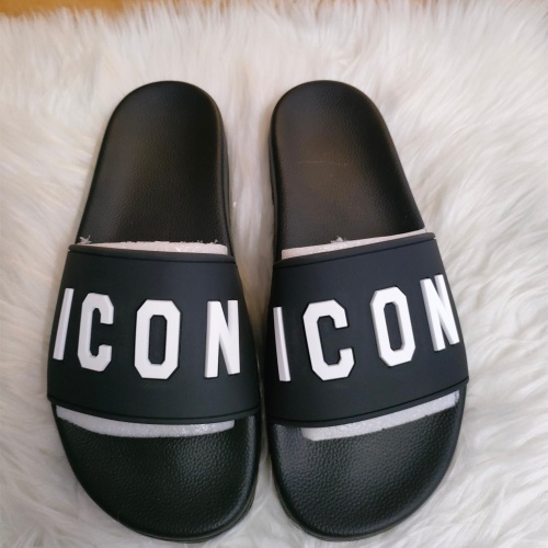 Cheap Dsquared Slippers For Women #1216187 Replica Wholesale [$48.00 USD] [ITEM#1216187] on Replica Dsquared Slippers