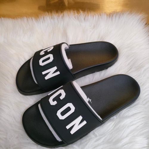 Cheap Dsquared Slippers For Women #1216187 Replica Wholesale [$48.00 USD] [ITEM#1216187] on Replica Dsquared Slippers