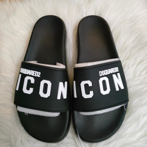 Cheap Dsquared Slippers For Women #1216191 Replica Wholesale [$48.00 USD] [ITEM#1216191] on Replica Dsquared Slippers