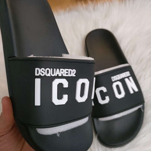 Cheap Dsquared Slippers For Women #1216191 Replica Wholesale [$48.00 USD] [ITEM#1216191] on Replica Dsquared Slippers