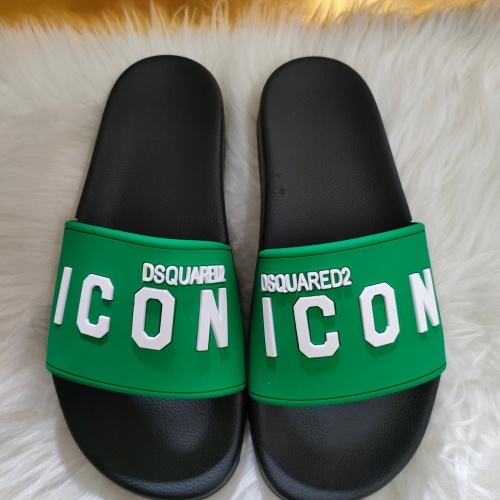 Cheap Dsquared Slippers For Men #1216220 Replica Wholesale [$48.00 USD] [ITEM#1216220] on Replica Dsquared Slippers