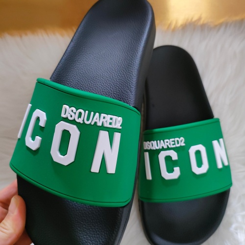 Cheap Dsquared Slippers For Men #1216220 Replica Wholesale [$48.00 USD] [ITEM#1216220] on Replica Dsquared Slippers