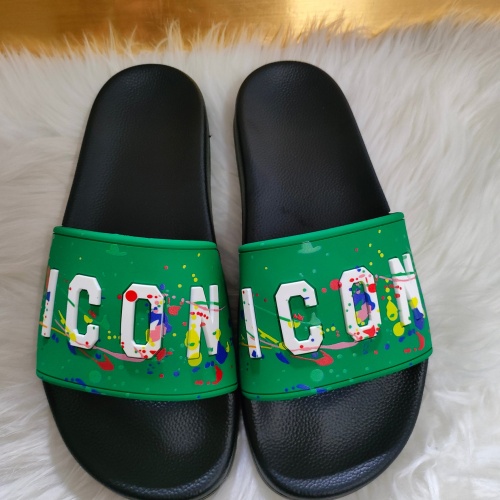 Cheap Dsquared Slippers For Women #1216221 Replica Wholesale [$48.00 USD] [ITEM#1216221] on Replica Dsquared Slippers