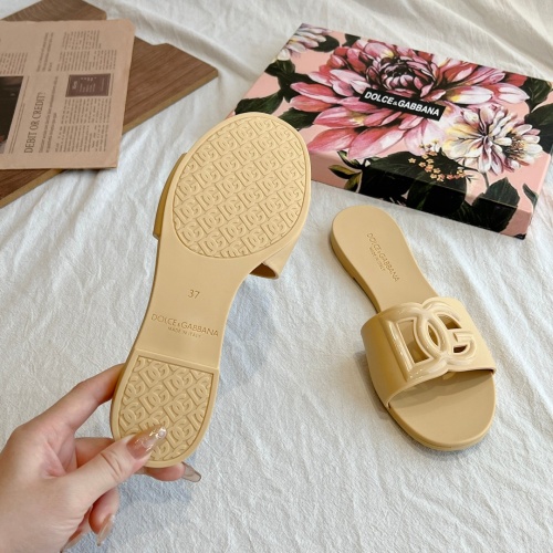 Cheap Dolce &amp; Gabbana D&amp;G Slippers For Women #1216233 Replica Wholesale [$42.00 USD] [ITEM#1216233] on Replica Dolce &amp; Gabbana D&amp;G Slippers