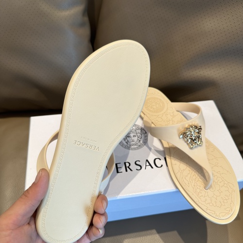 Cheap Versace Slippers For Women #1216271 Replica Wholesale [$45.00 USD] [ITEM#1216271] on Replica Versace Slippers