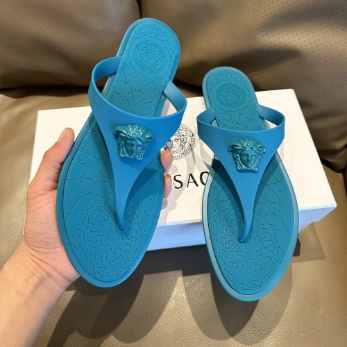 Cheap Versace Slippers For Women #1216272 Replica Wholesale [$45.00 USD] [ITEM#1216272] on Replica Versace Slippers