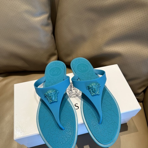 Cheap Versace Slippers For Women #1216272 Replica Wholesale [$45.00 USD] [ITEM#1216272] on Replica Versace Slippers