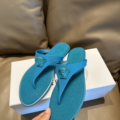 Cheap Versace Slippers For Women #1216272 Replica Wholesale [$45.00 USD] [ITEM#1216272] on Replica Versace Slippers