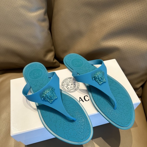 Cheap Versace Slippers For Women #1216272 Replica Wholesale [$45.00 USD] [ITEM#1216272] on Replica Versace Slippers