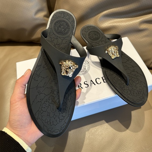 Cheap Versace Slippers For Women #1216296 Replica Wholesale [$45.00 USD] [ITEM#1216296] on Replica Versace Slippers