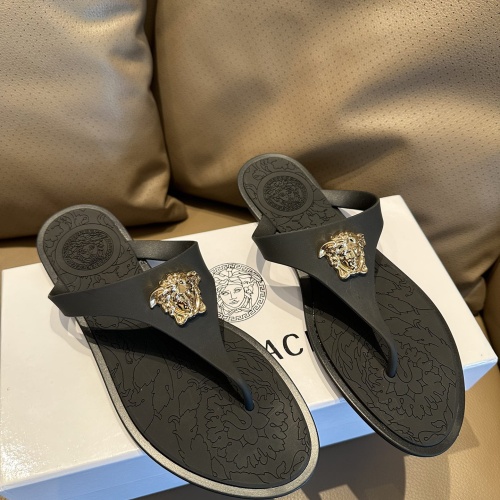 Cheap Versace Slippers For Women #1216296 Replica Wholesale [$45.00 USD] [ITEM#1216296] on Replica Versace Slippers