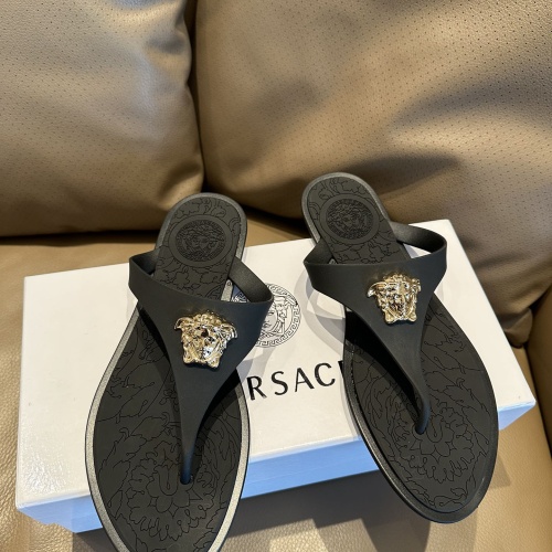 Cheap Versace Slippers For Women #1216296 Replica Wholesale [$45.00 USD] [ITEM#1216296] on Replica Versace Slippers