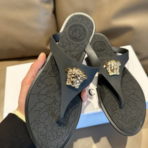 Cheap Versace Slippers For Women #1216296 Replica Wholesale [$45.00 USD] [ITEM#1216296] on Replica Versace Slippers