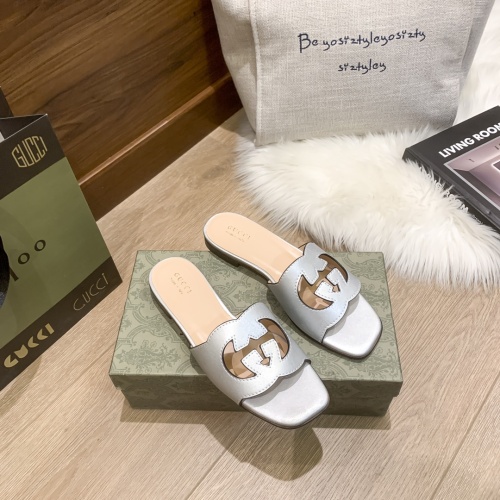 Cheap Gucci Slippers For Women #1216299 Replica Wholesale [$56.00 USD] [ITEM#1216299] on Replica Gucci Slippers