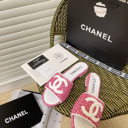 Cheap Chanel Slippers For Women #1216313 Replica Wholesale [$56.00 USD] [ITEM#1216313] on Replica Chanel Slippers