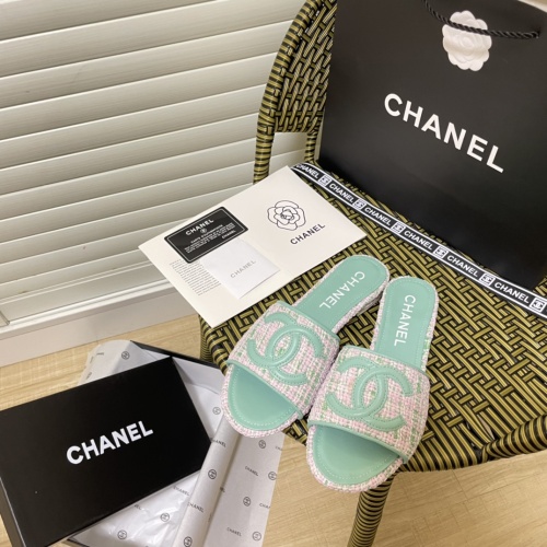 Cheap Chanel Slippers For Women #1216316 Replica Wholesale [$56.00 USD] [ITEM#1216316] on Replica Chanel Slippers