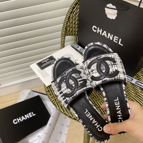 Cheap Chanel Slippers For Women #1216318 Replica Wholesale [$56.00 USD] [ITEM#1216318] on Replica Chanel Slippers