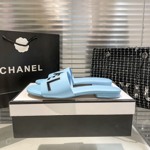 Cheap Chanel Slippers For Women #1216334 Replica Wholesale [$56.00 USD] [ITEM#1216334] on Replica Chanel Slippers