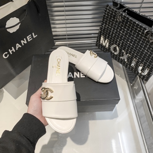 Cheap Chanel Slippers For Women #1216343 Replica Wholesale [$56.00 USD] [ITEM#1216343] on Replica Chanel Slippers