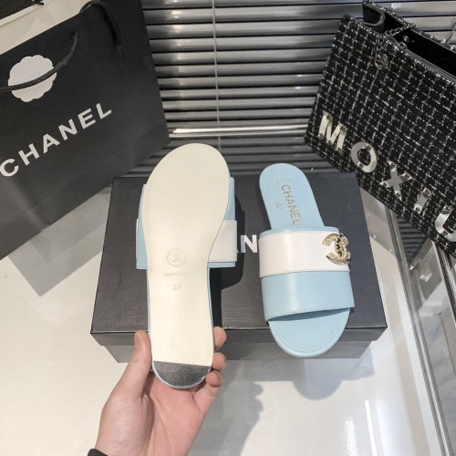 Cheap Chanel Slippers For Women #1216348 Replica Wholesale [$56.00 USD] [ITEM#1216348] on Replica Chanel Slippers