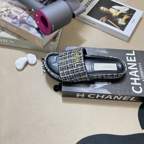 Cheap Chanel Slippers For Women #1216349 Replica Wholesale [$64.00 USD] [ITEM#1216349] on Replica 