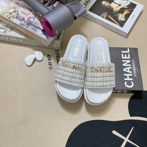 Cheap Chanel Slippers For Women #1216350 Replica Wholesale [$64.00 USD] [ITEM#1216350] on Replica Chanel Slippers