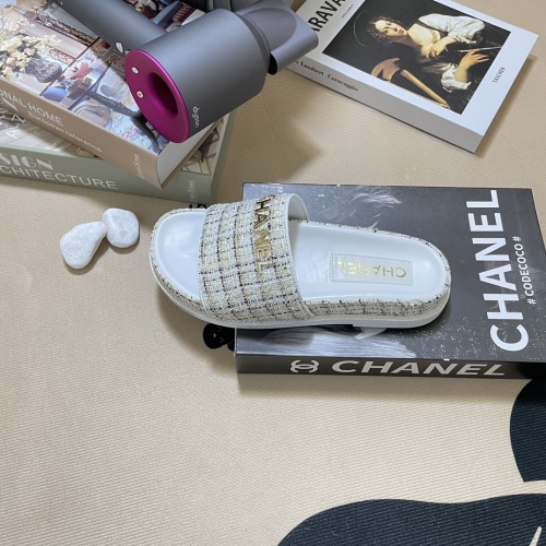 Cheap Chanel Slippers For Women #1216350 Replica Wholesale [$64.00 USD] [ITEM#1216350] on Replica Chanel Slippers