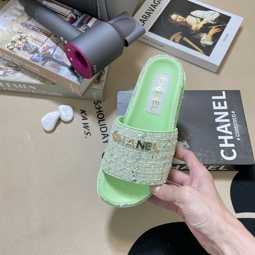 Cheap Chanel Slippers For Women #1216351 Replica Wholesale [$64.00 USD] [ITEM#1216351] on Replica Chanel Slippers